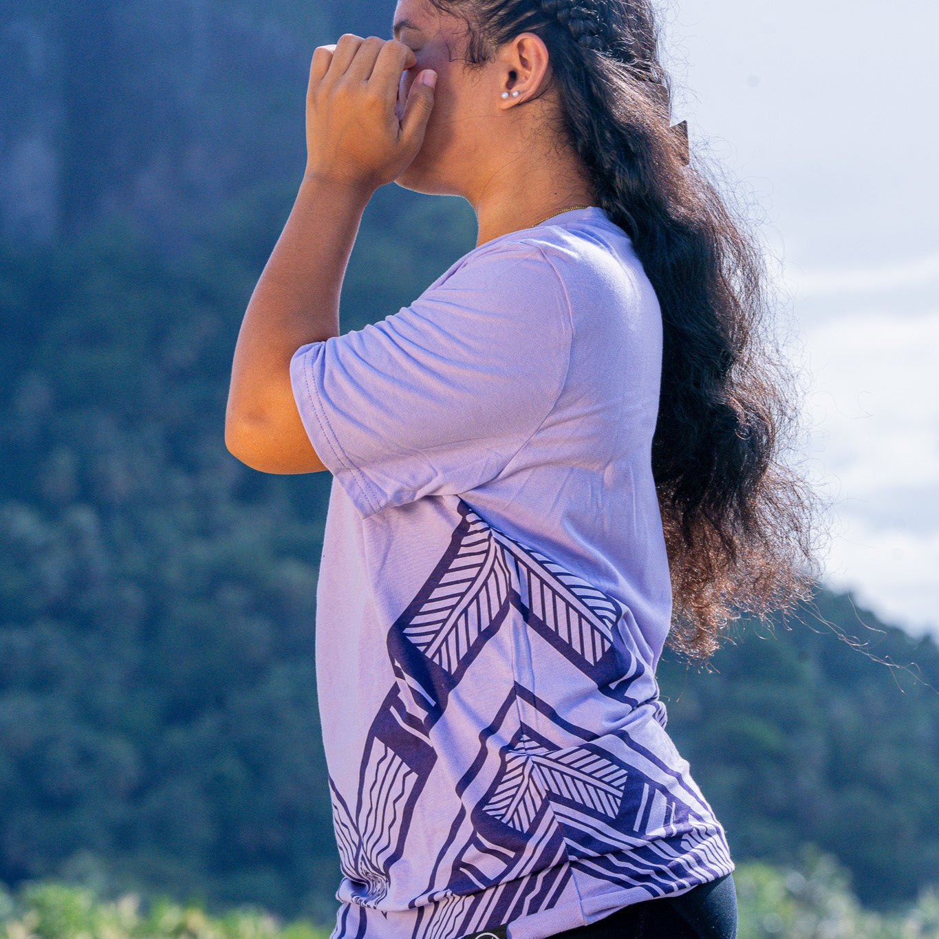 Light Purple Tribal Tee
