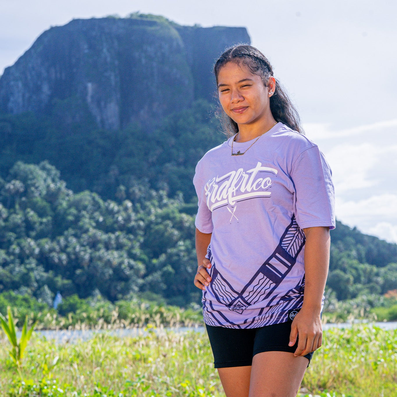 Light Purple Tribal Tee