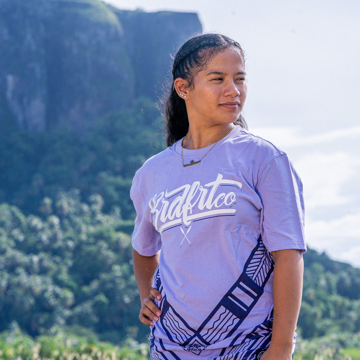 Light Purple Tribal Tee