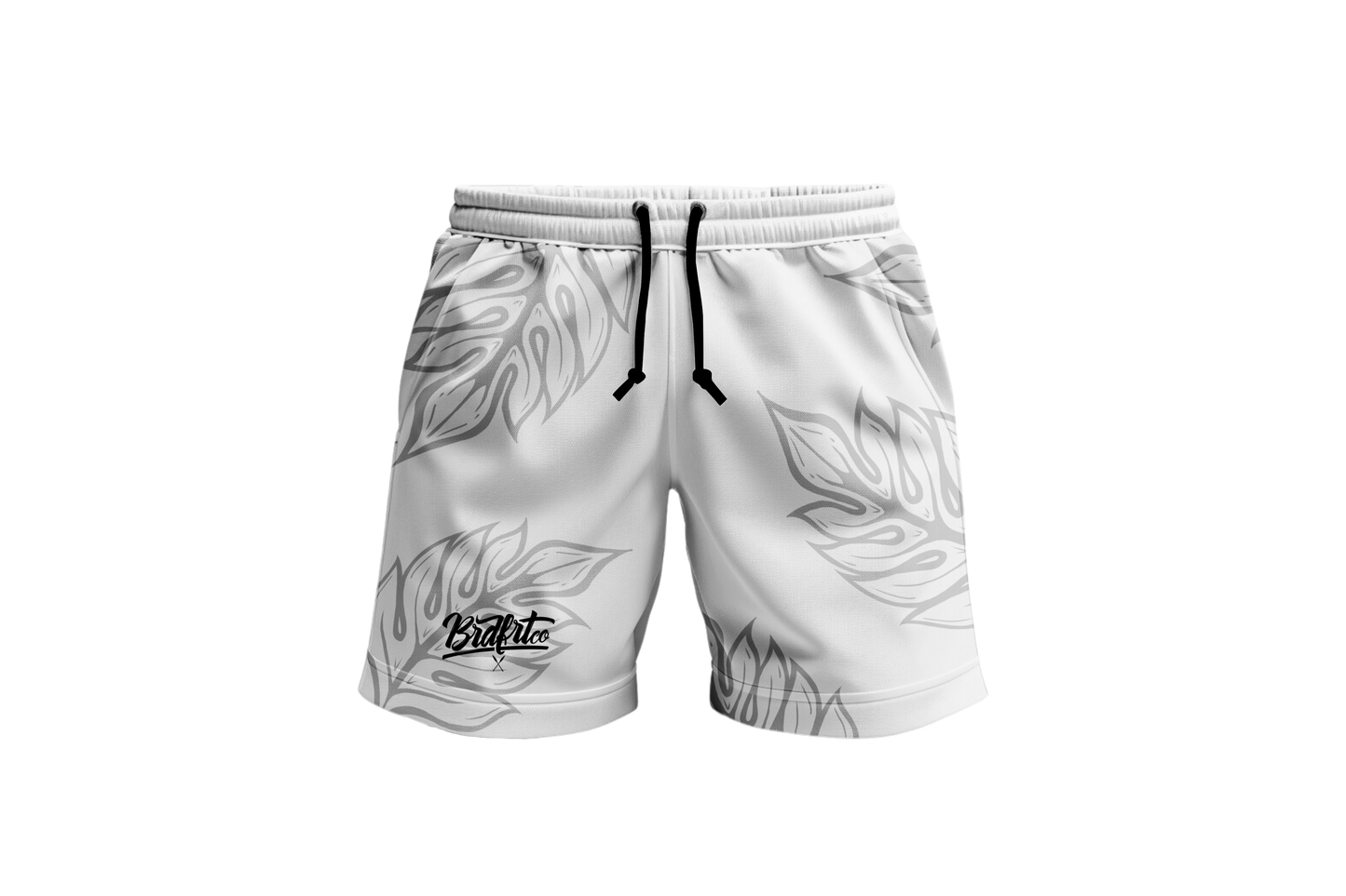 White Leaf Shorts