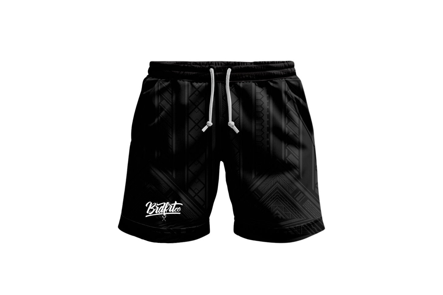 Black Tribal Shorts