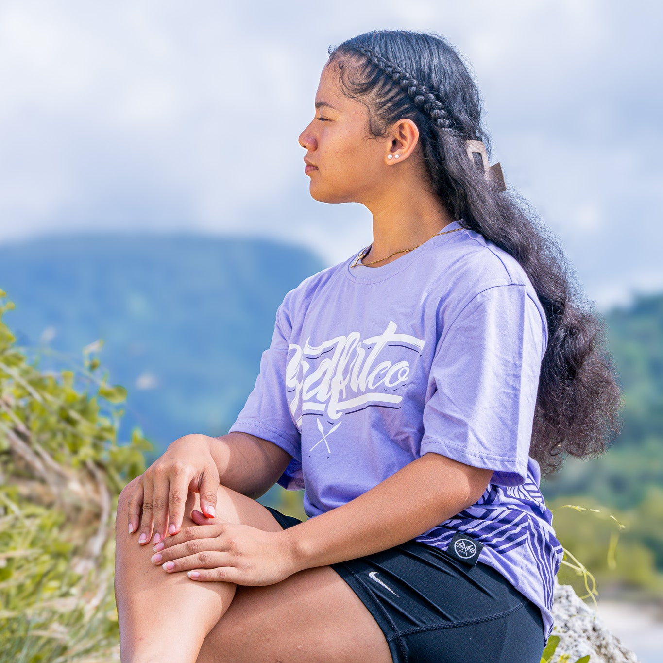 Light Purple Tribal Tee