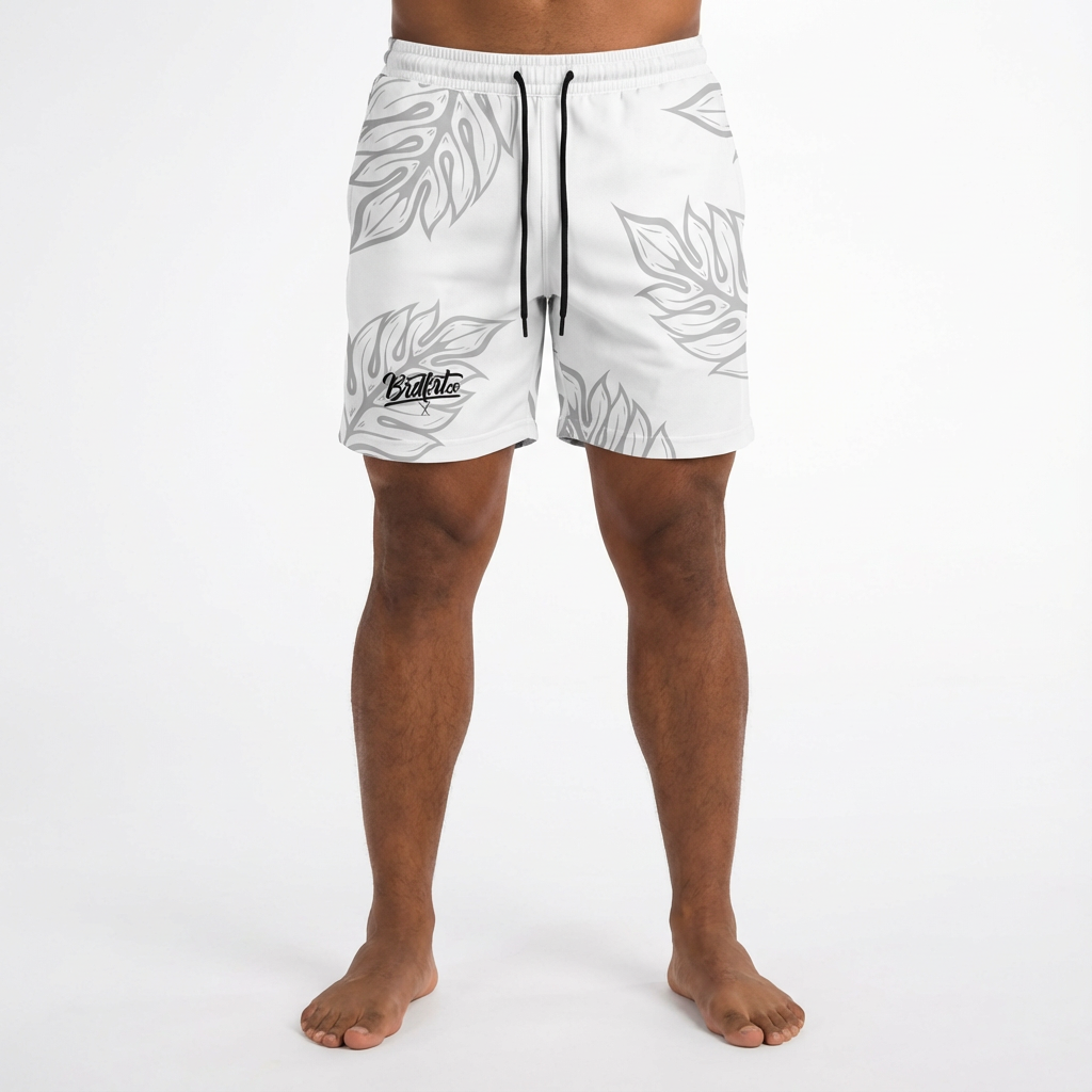 White Leaf Shorts