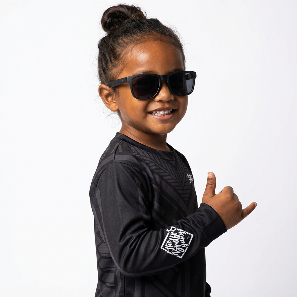 Black Tribal Long Sleeve - Youth