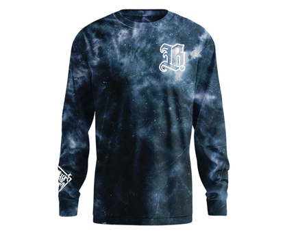 Breadfruit 'B' Longsleeve Tie dye - Youth