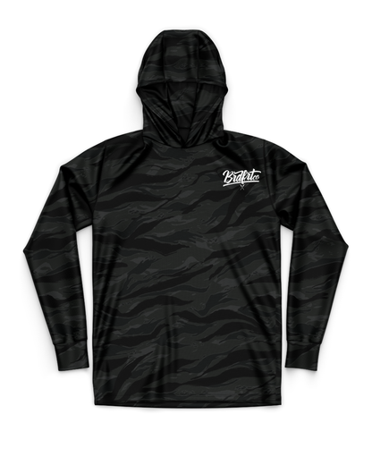 Midnight Camo Performance Long Sleeve - Youth