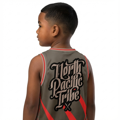 Dolphin Jersey Brown/Red - Youth