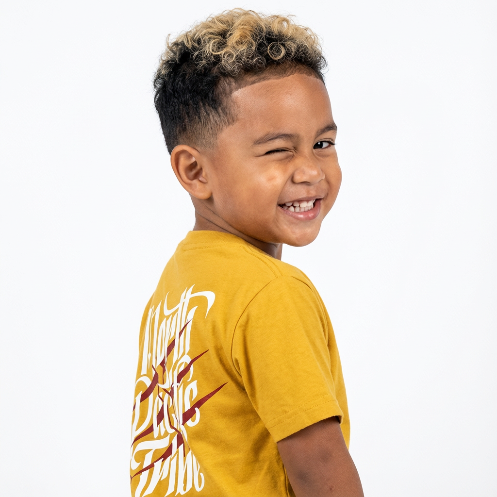 Dolphin Tee - Mustard - Youth