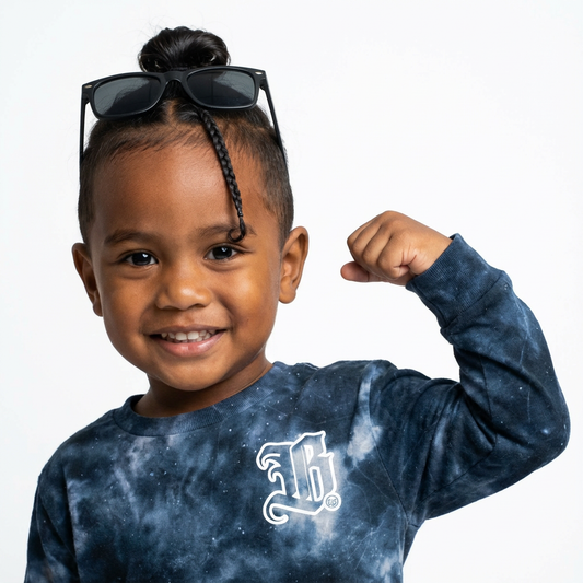 Breadfruit 'B' Longsleeve Tie dye - Youth