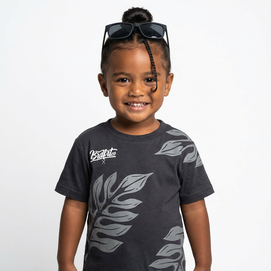 Gray Leaf Tee - Youth