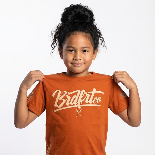 Dolphin Tee - Orange - Youth