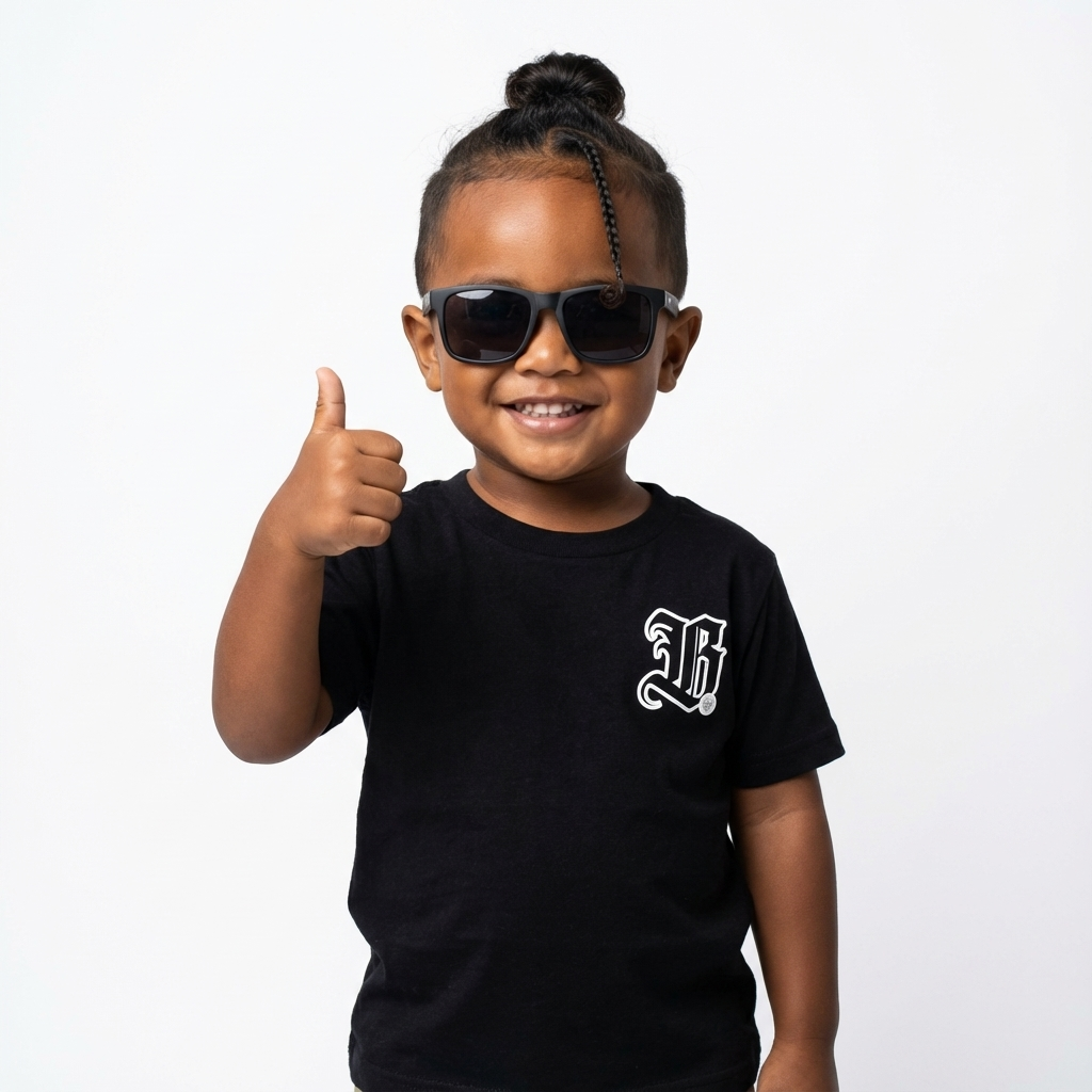 "B" Brdfrt Lettering -  Tee - Youth