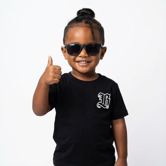 "B" Brdfrt Lettering -  Tee - Youth