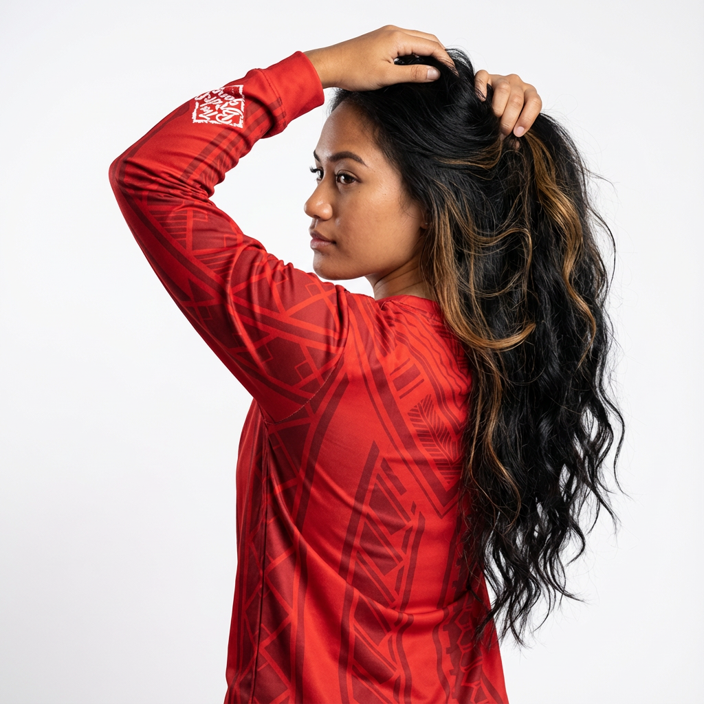 Red Tribal Long sleeve