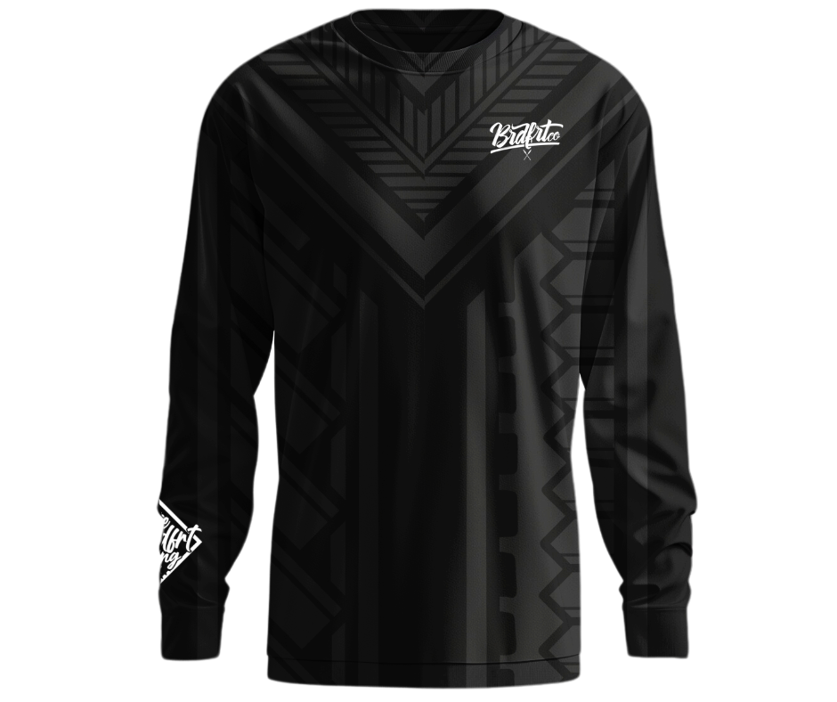 Black Tribal Long Sleeve - Youth