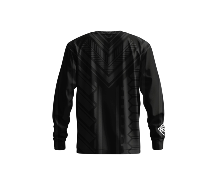 Black Tribal Long Sleeve - Youth