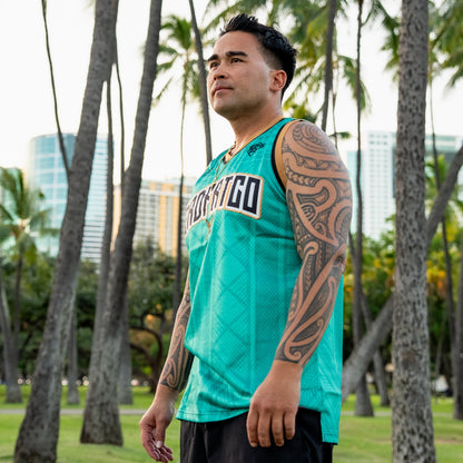 TRIBAL JERSEY - TEAL