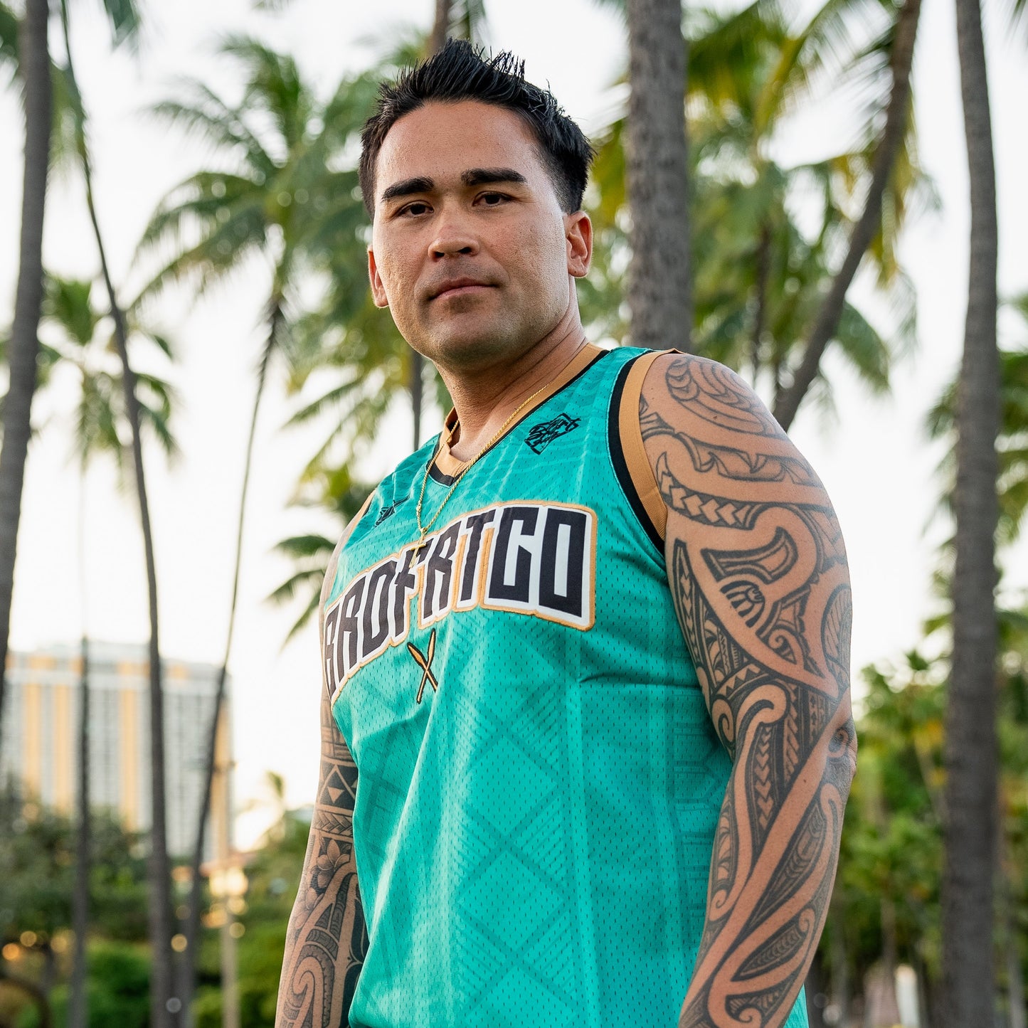 TRIBAL JERSEY - TEAL