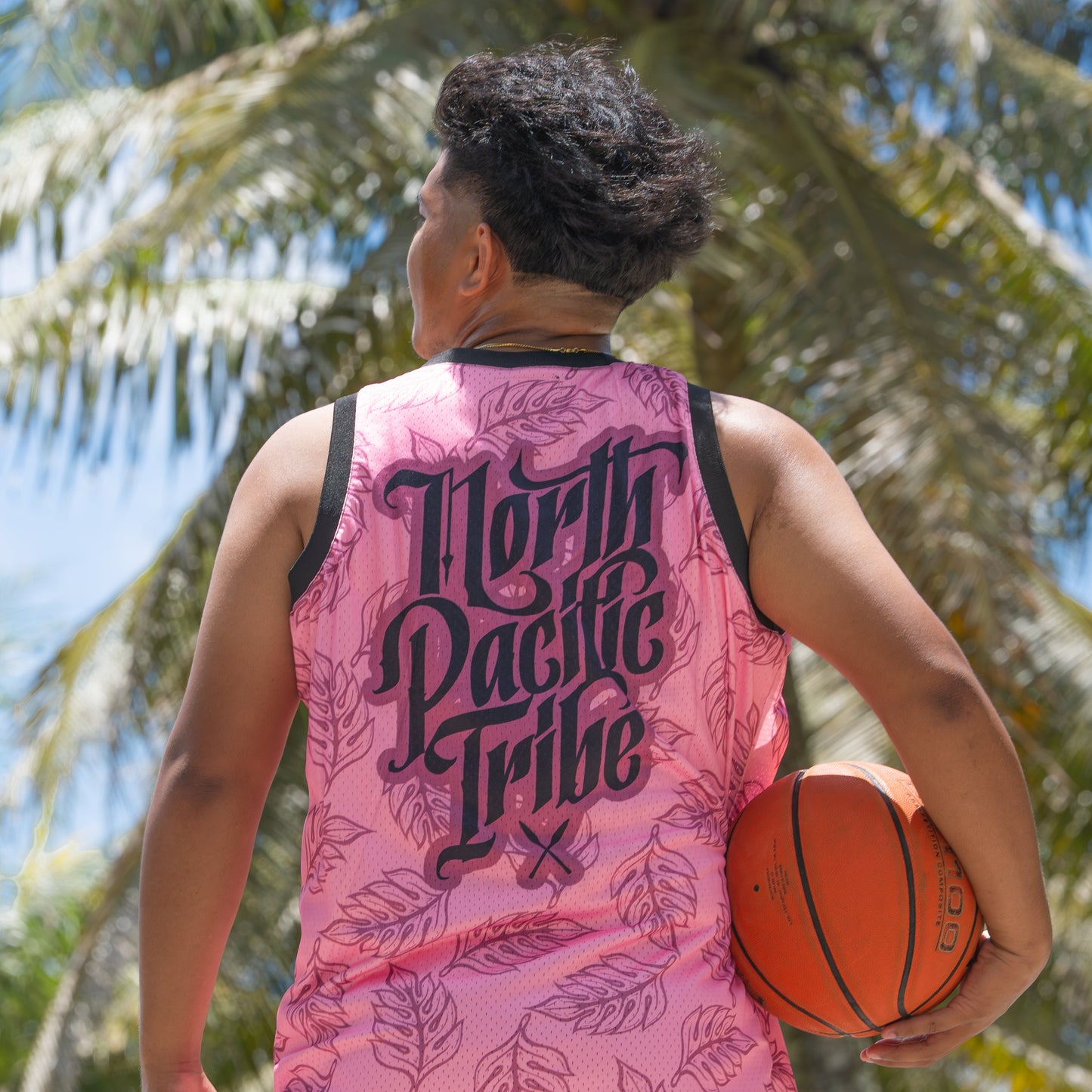 Pink Leaf Jersey