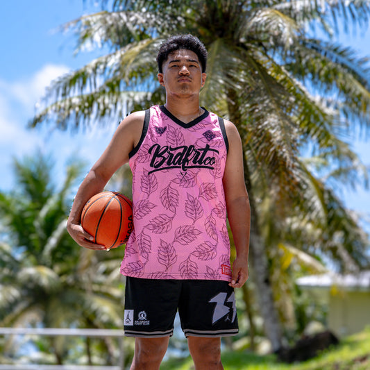 Pink Leaf Jersey