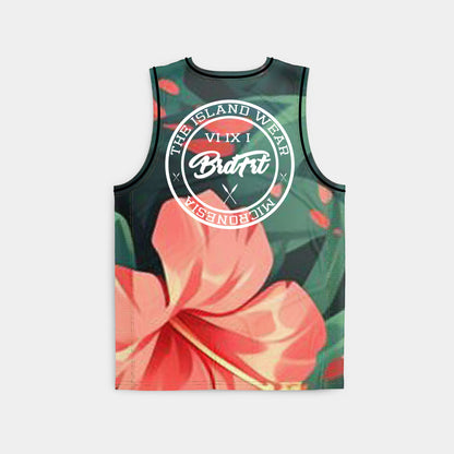 BrdFrtco Sunset Hibiscus Jersey