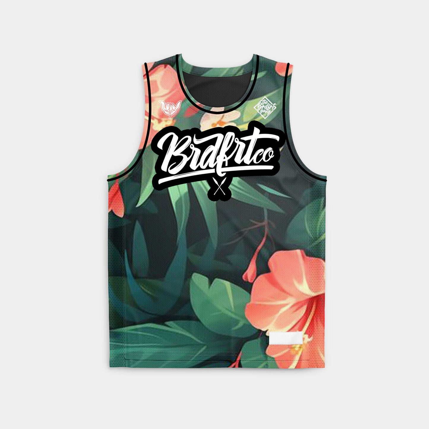 BrdFrtco Sunset Hibiscus Jersey
