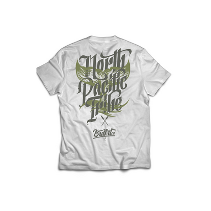 Whale Tail Tee - White - Youth
