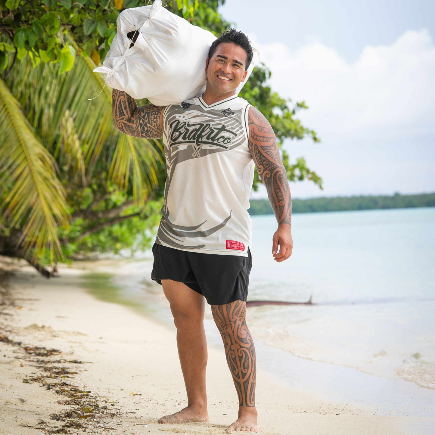 Whale Tail Jersey - White