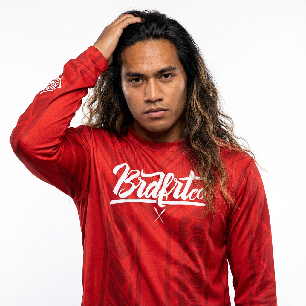 Red Tribal Long sleeve