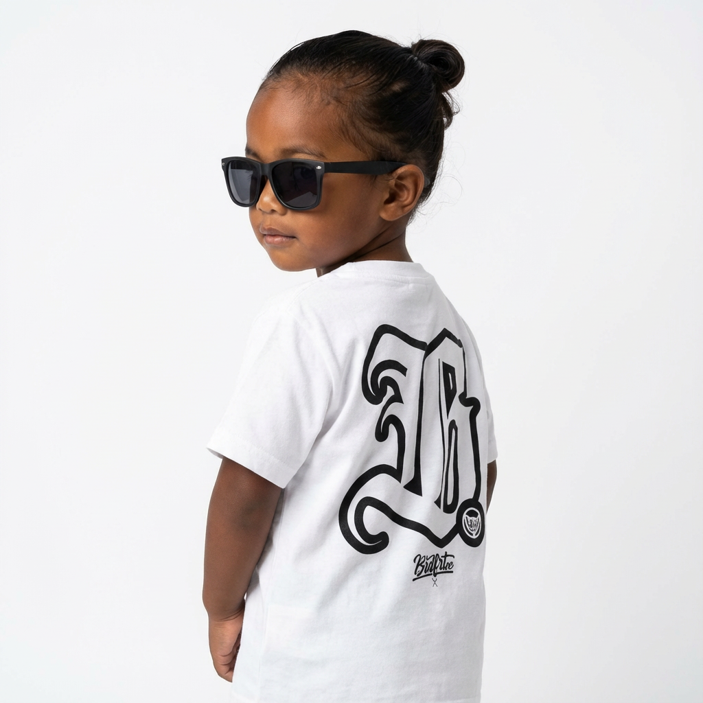 "B" Brdfrt Lettering - Tee - Youth